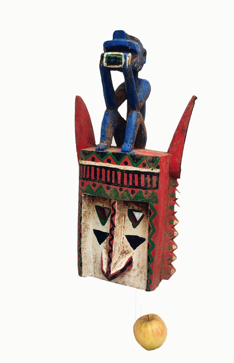 Masque Dogon Au Singe Bleu