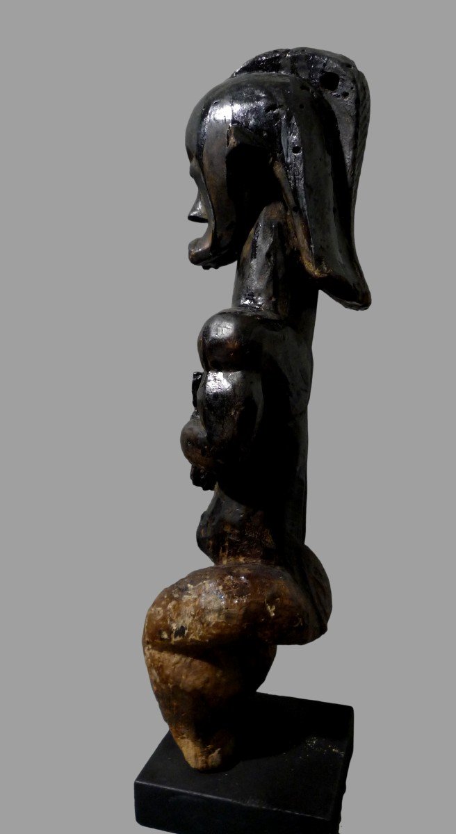 Statue Gardien De Reliquaire Du Byeri, Fang Ntoumou Ntumu Gabon -photo-3