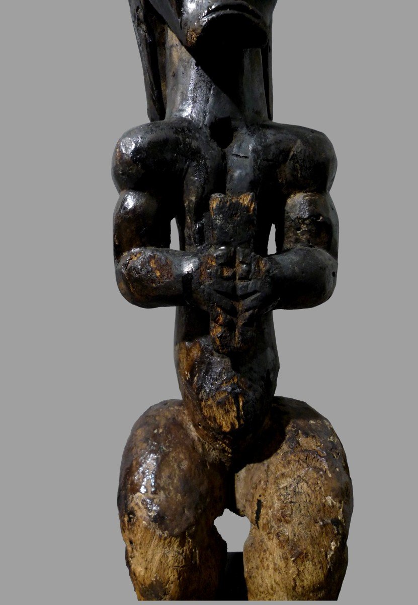 Statue Gardien De Reliquaire Du Byeri, Fang Ntoumou Ntumu Gabon -photo-2