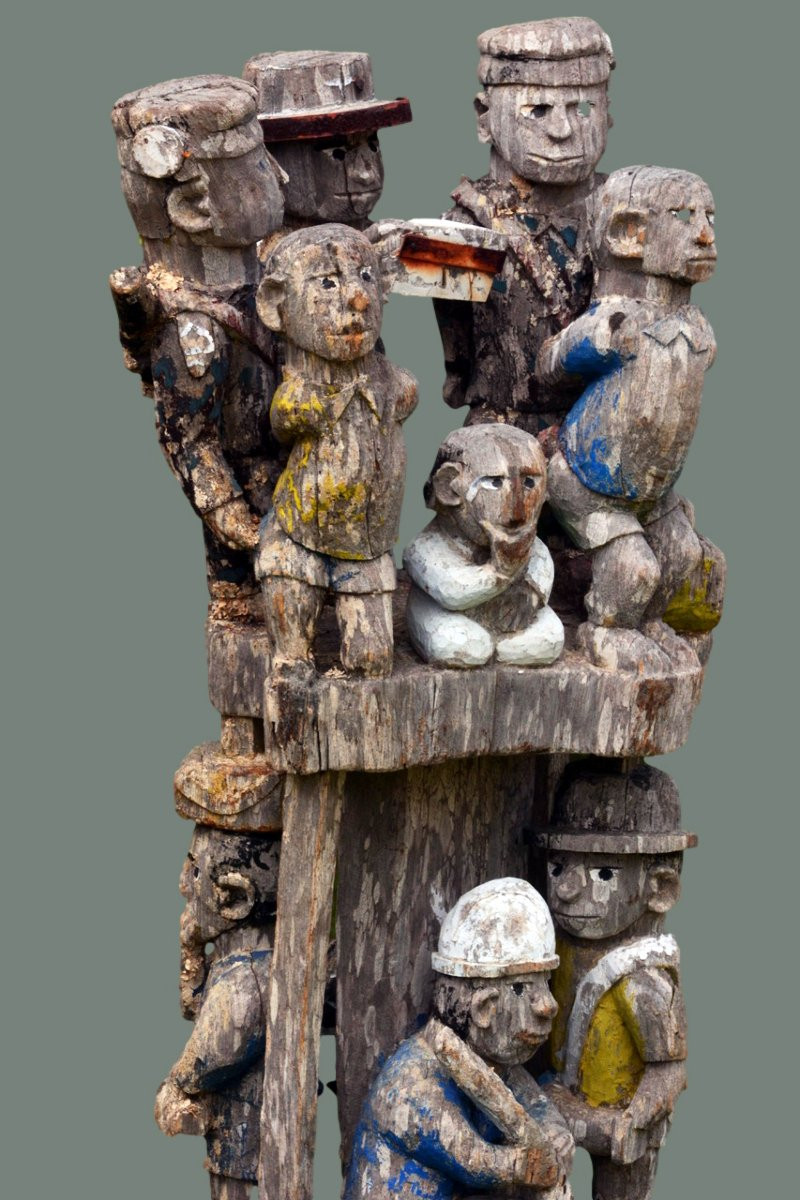 Malagasy Sakalave Post, Breton Collection.-photo-3
