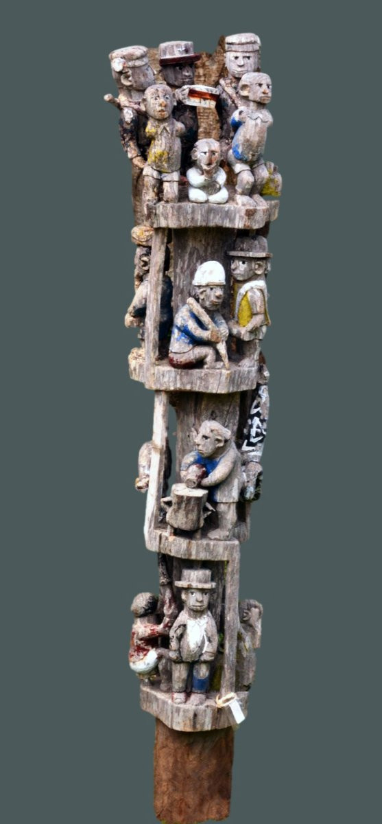 Malagasy Sakalave Post, Breton Collection.-photo-4