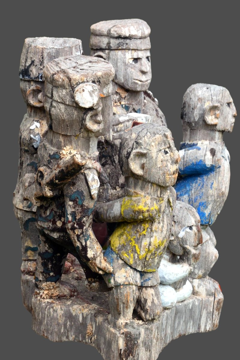 Malagasy Sakalave Post, Breton Collection.-photo-1