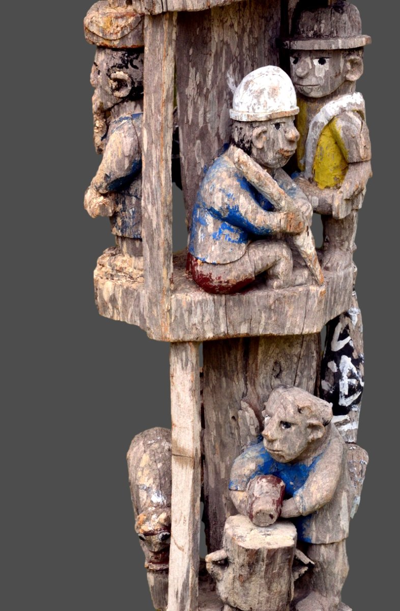 Malagasy Sakalave Post, Breton Collection.-photo-4