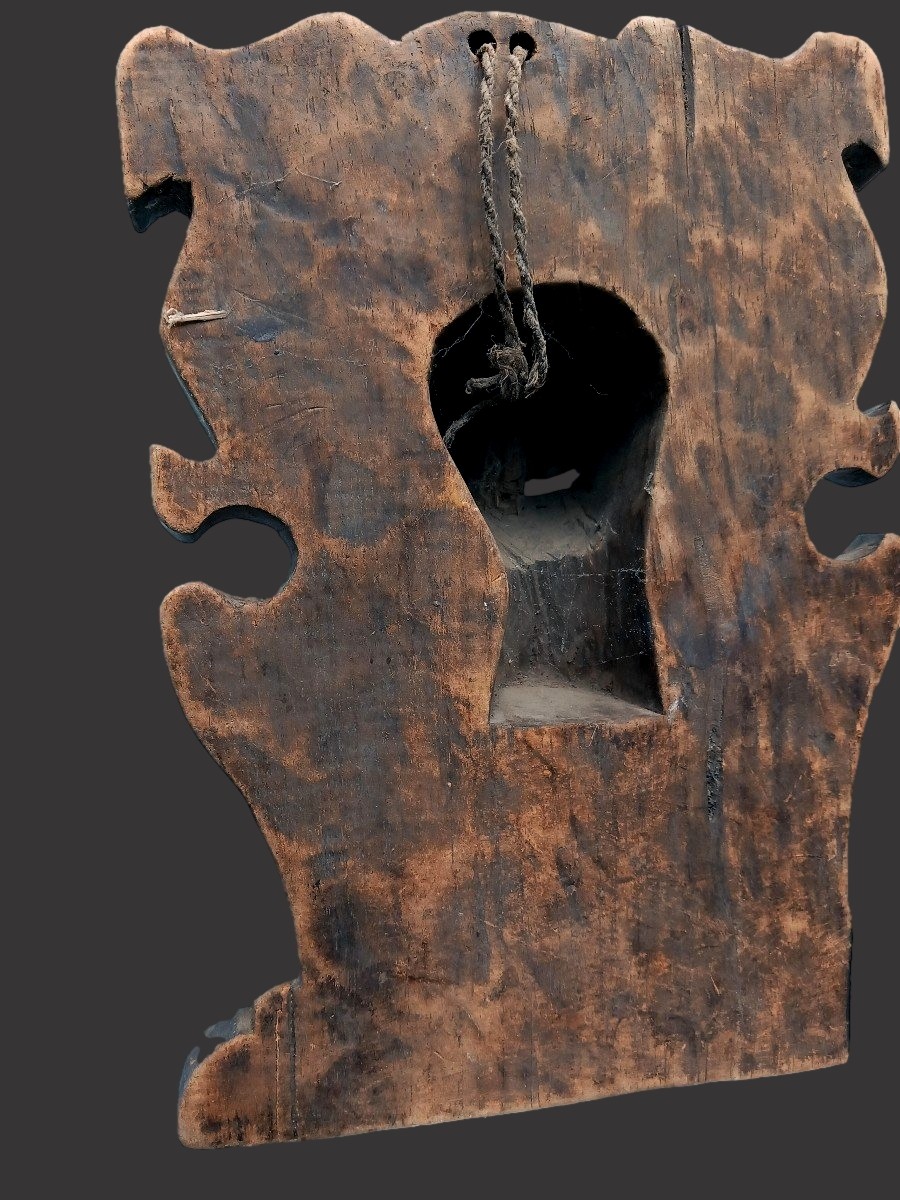 Paire de masques de case de Case Kifwebe Songye Congo-photo-3