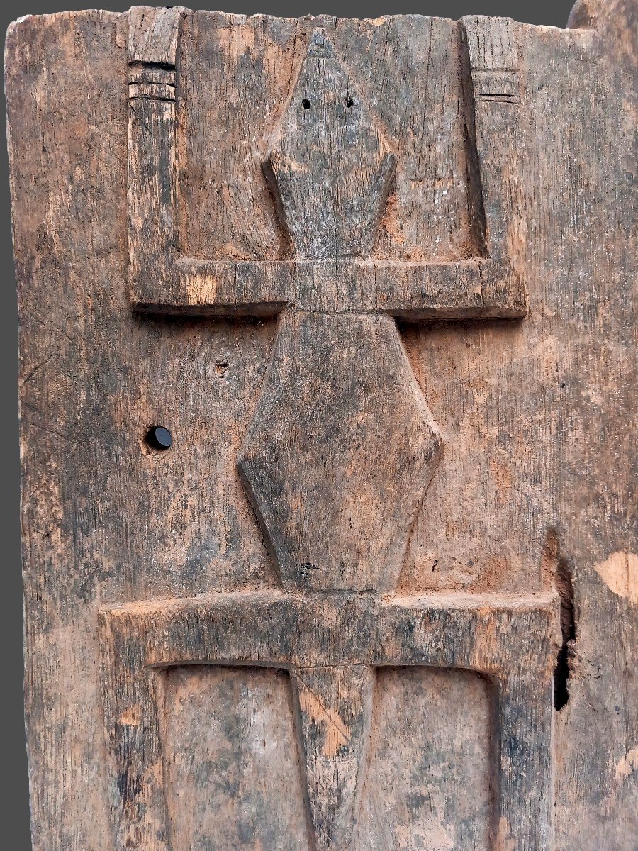 Porte De Grenier Dogon Mali-photo-4