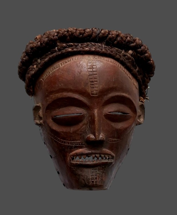 Masque De Danse Tchokwé, République Démocratique Du Congo-photo-1