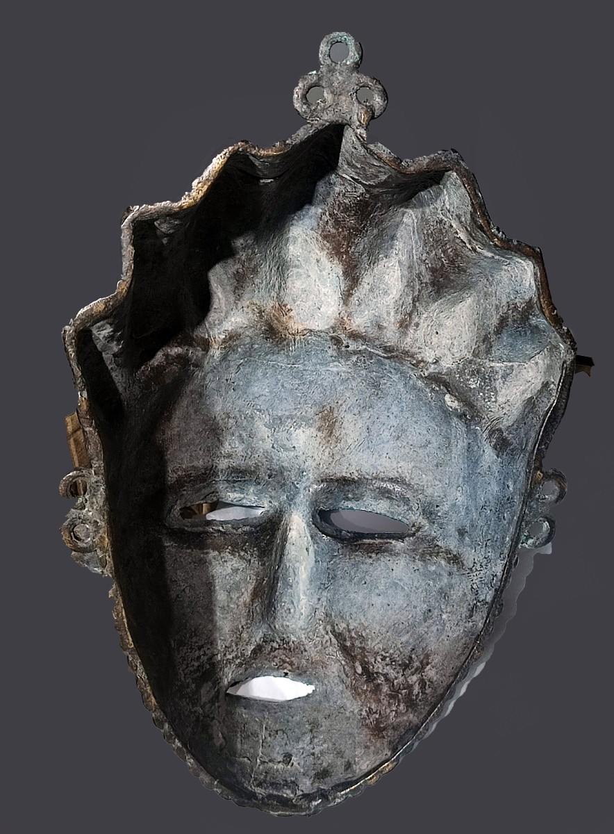 Bronze Mask, Baoulé Blacksmith Sign, Ivory Coast-photo-1