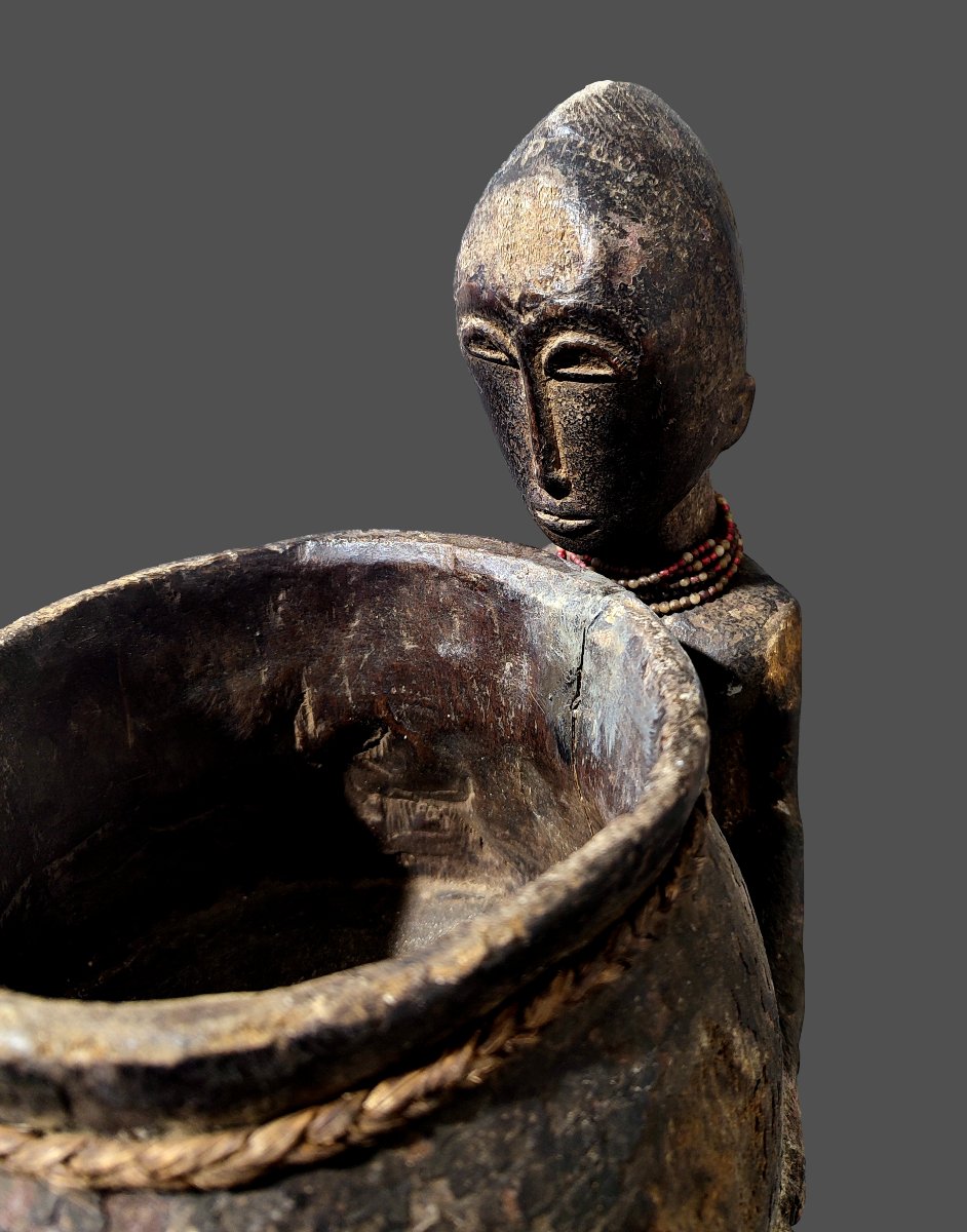 Baoulé Shaman Divination Oracle Mouse Box Ivory Coast-photo-3