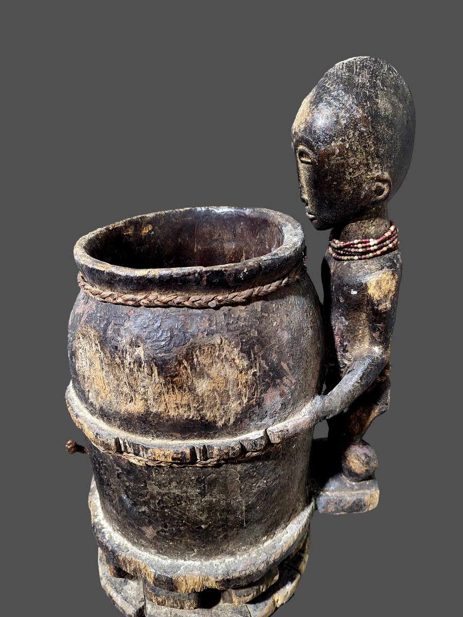 Baoulé Shaman Divination Oracle Mouse Box Ivory Coast-photo-4