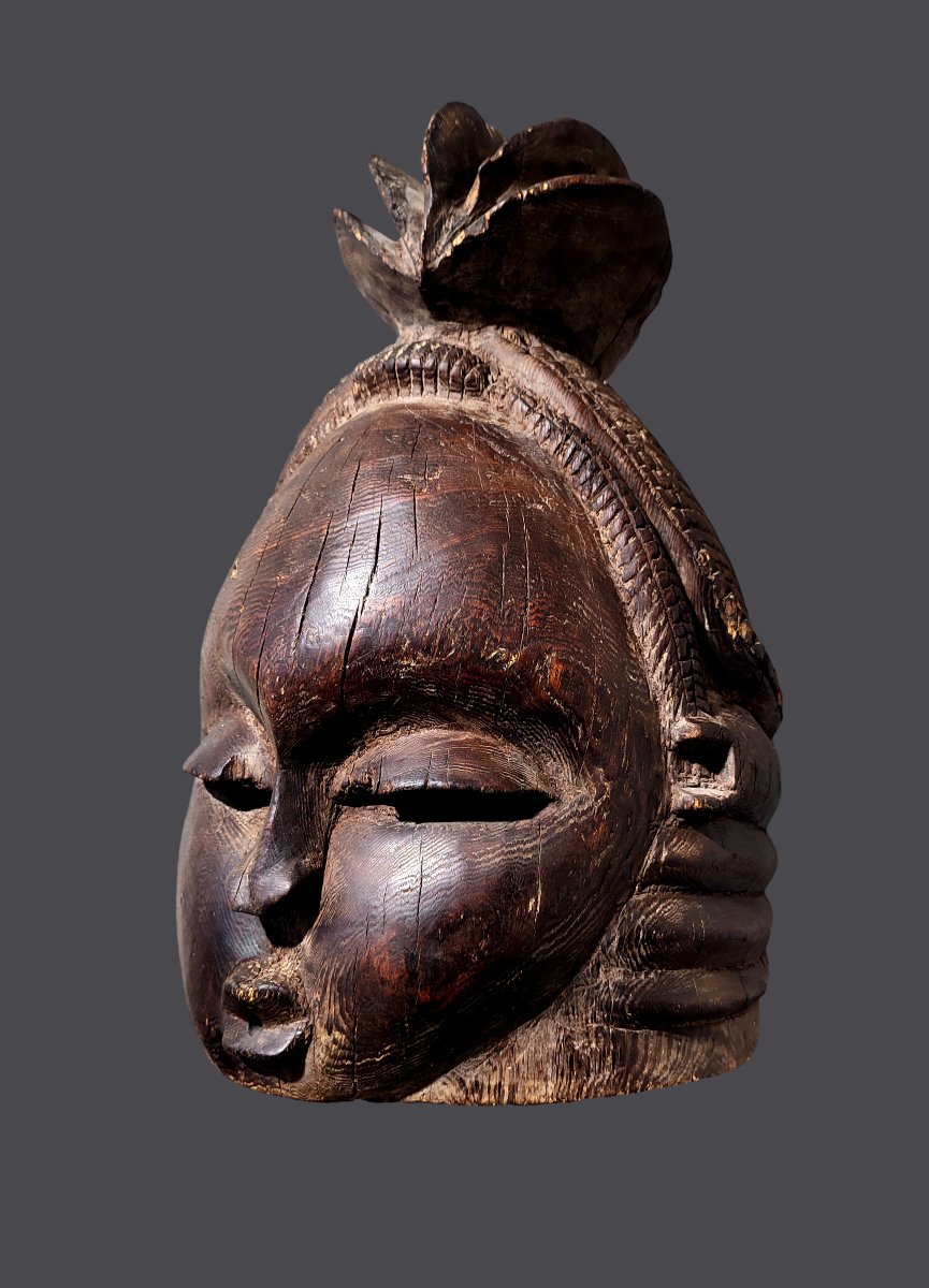 Large Mende Helmet Mask Sierra Leone-photo-2