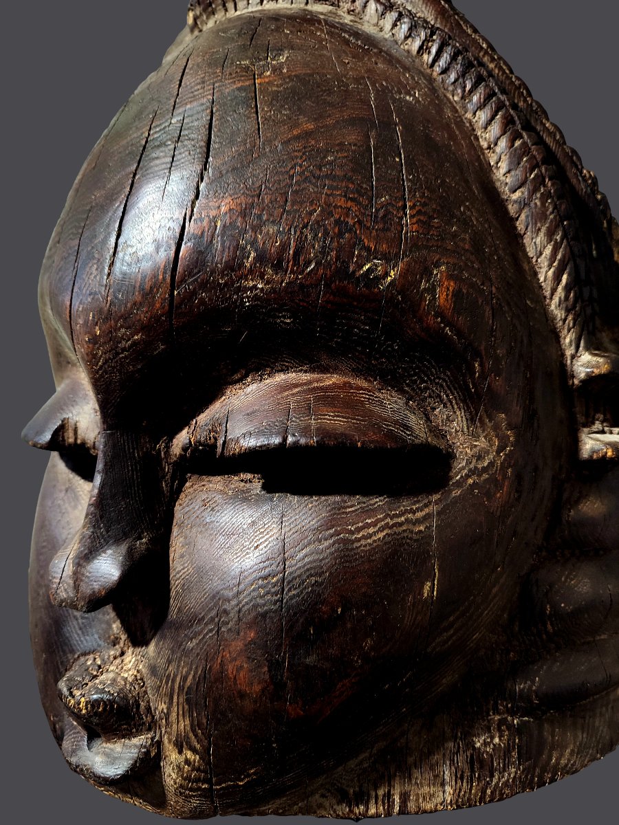 Large Mende Helmet Mask Sierra Leone-photo-2