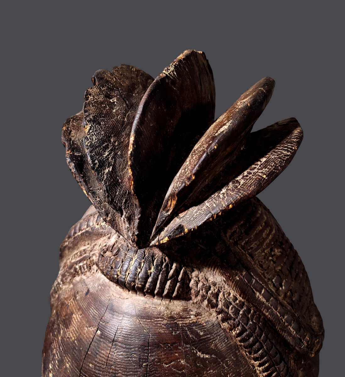 Large Mende Helmet Mask Sierra Leone-photo-3