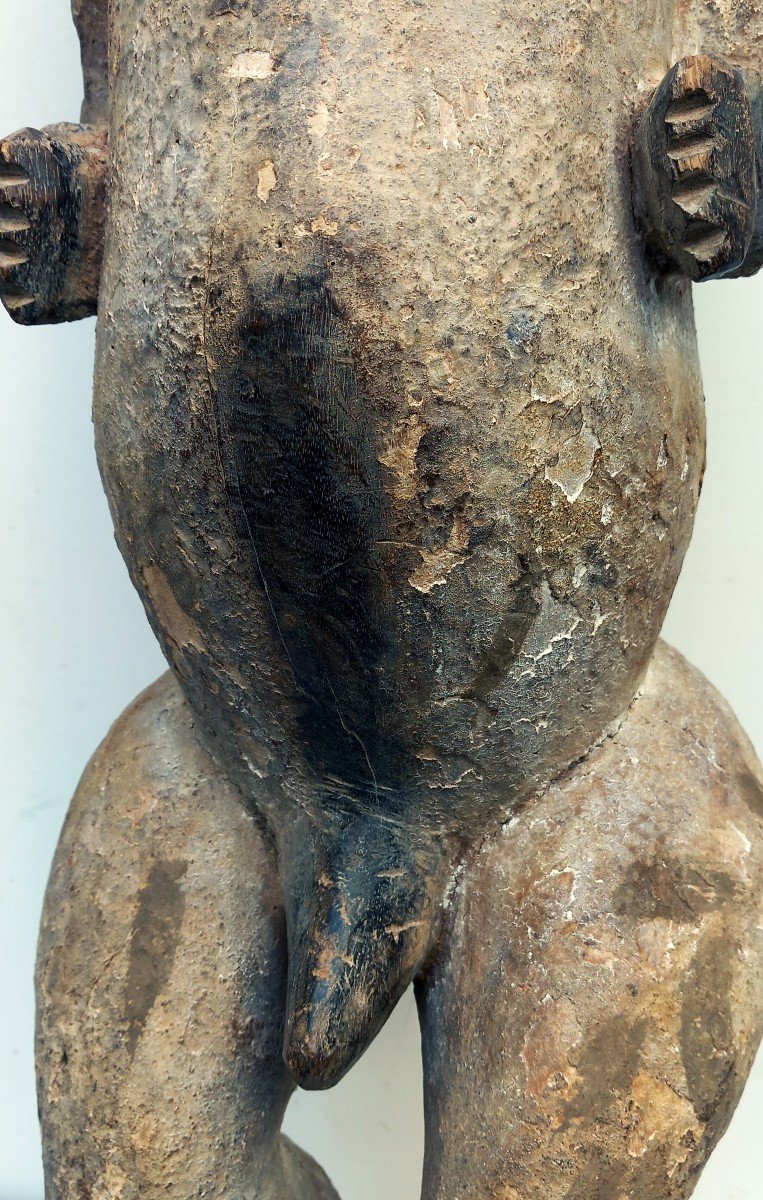 Large Reliquary Statue Mbete Or Ambete Gabon Or Republic Of Congo-photo-4