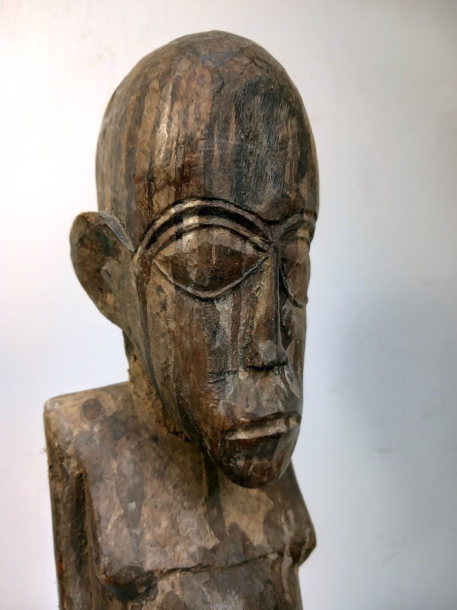 Large Bateba Lobi Statue Sacrificial Patina Burkina Faso-photo-1