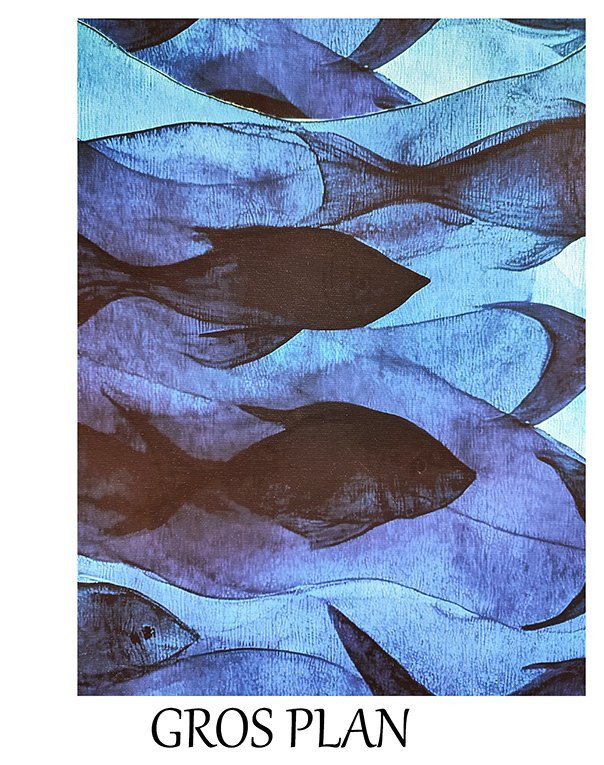 La vague, par Elie Rochefort  tableau mer ocean abstrait-photo-2