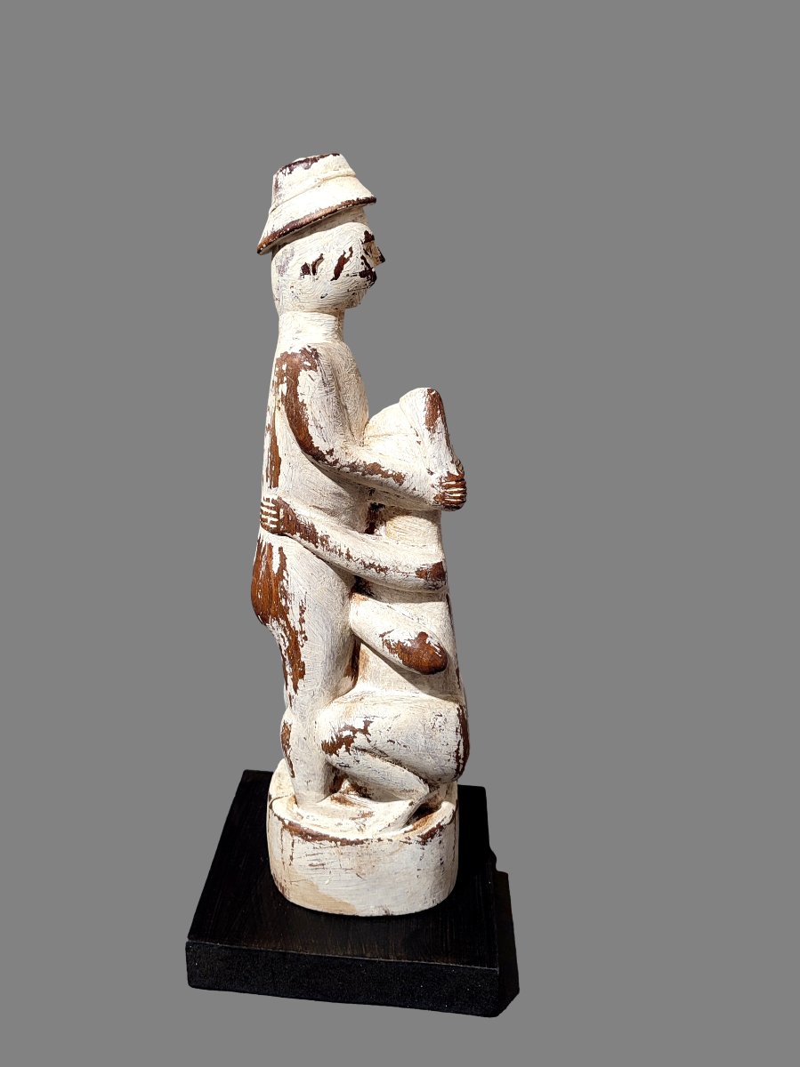 paire de statue Adan Vodou Vodum Ghana fortement sexuée, objets curiosités, Colons ?-photo-4