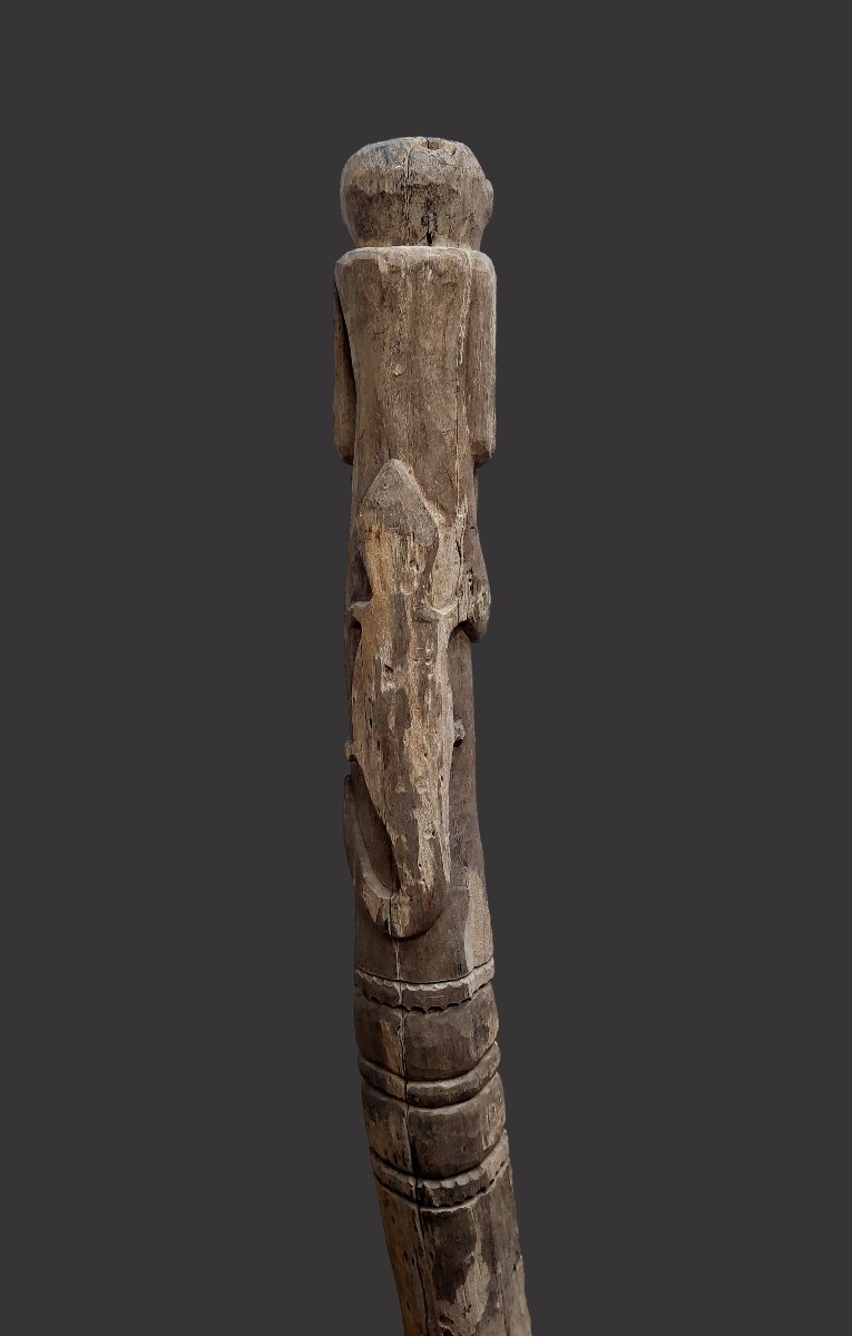 Hampatong Post Statue, Dayak, Kalimantan Borneo, Indonesia, Ancient Totem From The Wolmark Collection -photo-1