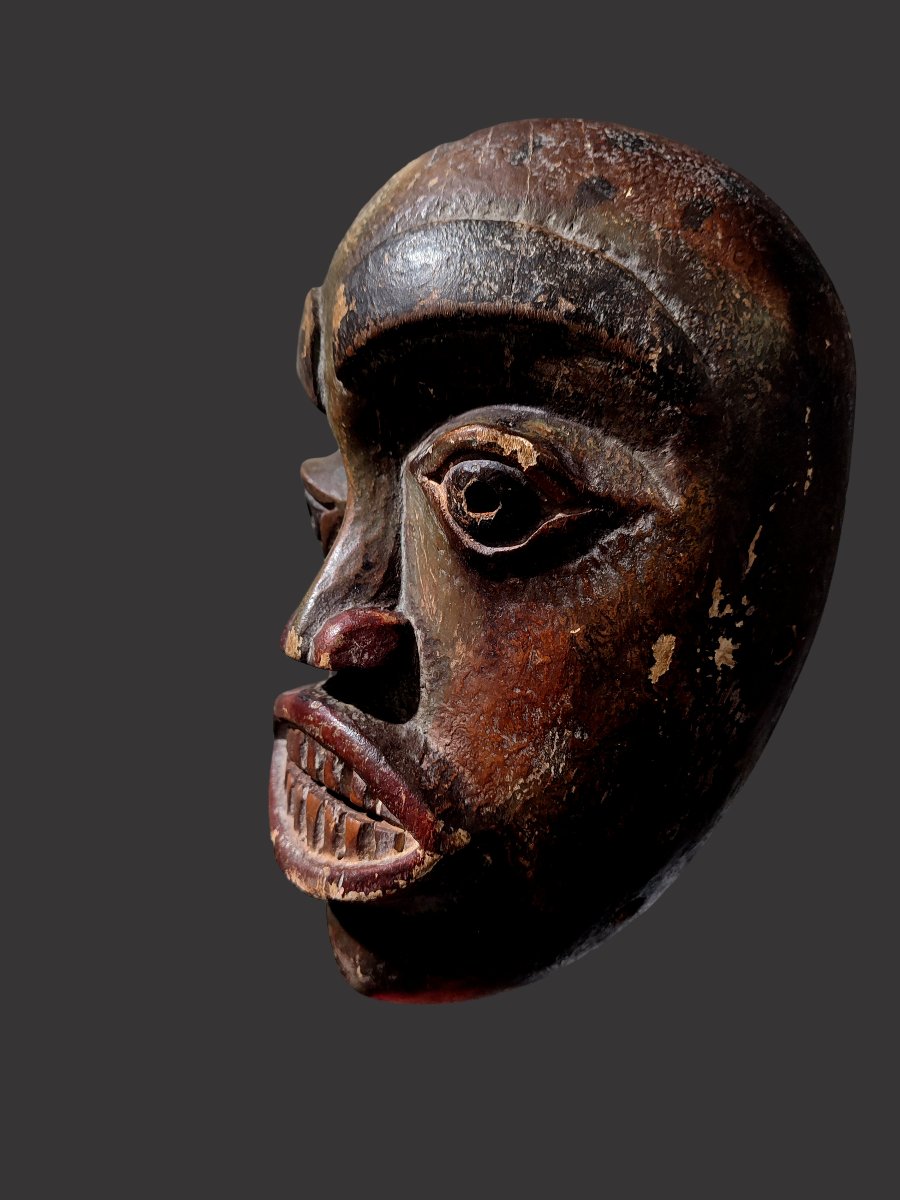 Haida Tlingit Tsimshian Mask, Canada, British Columbia, Native American-photo-3