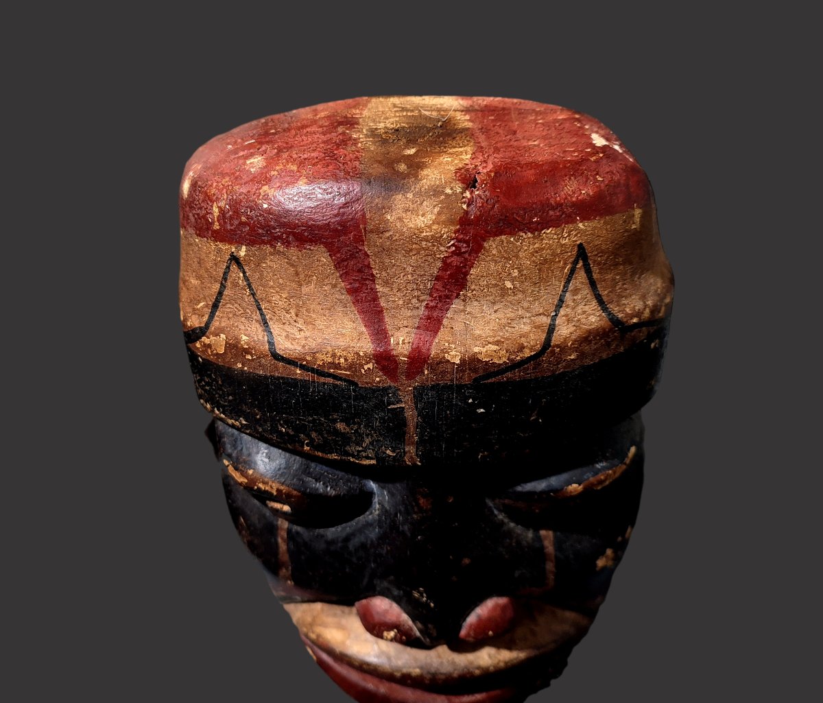 Masque Nootka île de Vancouver  Amérindien Indien d'Amerique-photo-4