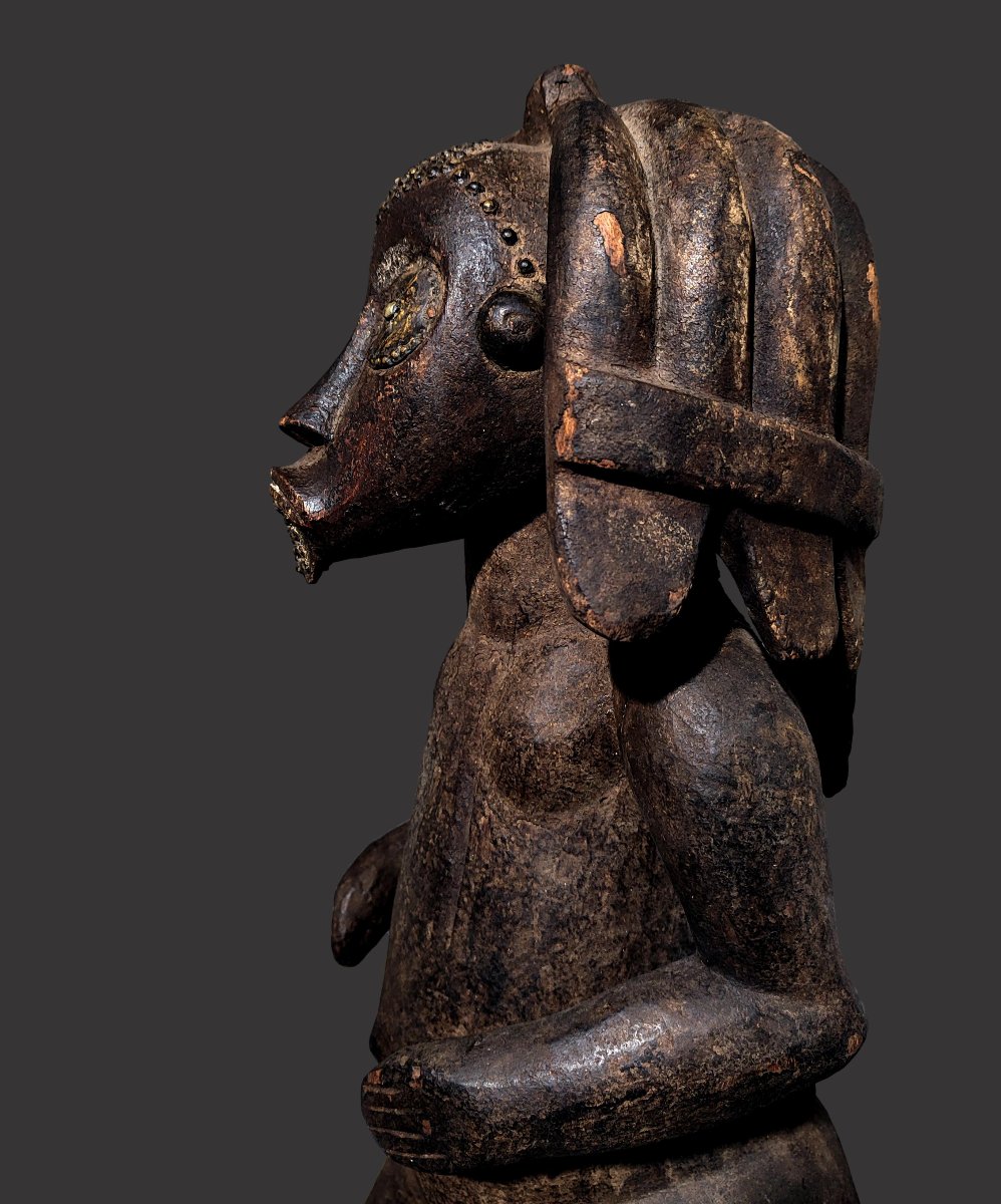 Statue Okak Fang Gabon Byeri gardien de reliquaire-photo-4