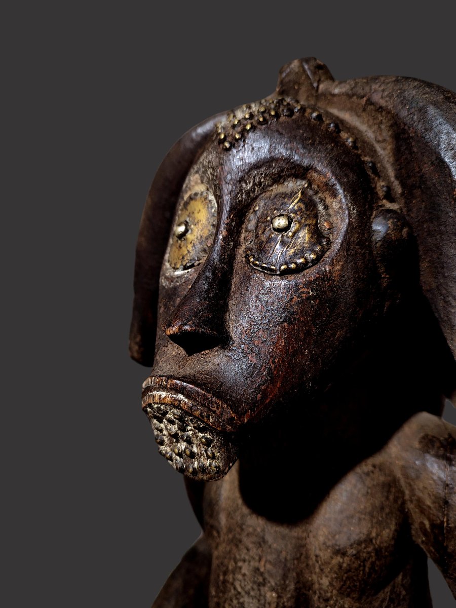 Statue Okak Fang Gabon Byeri gardien de reliquaire-photo-1