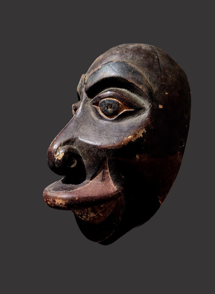 Haida Tlingit Tsimshian Mask, Canada, British Columbia, Native American-photo-2