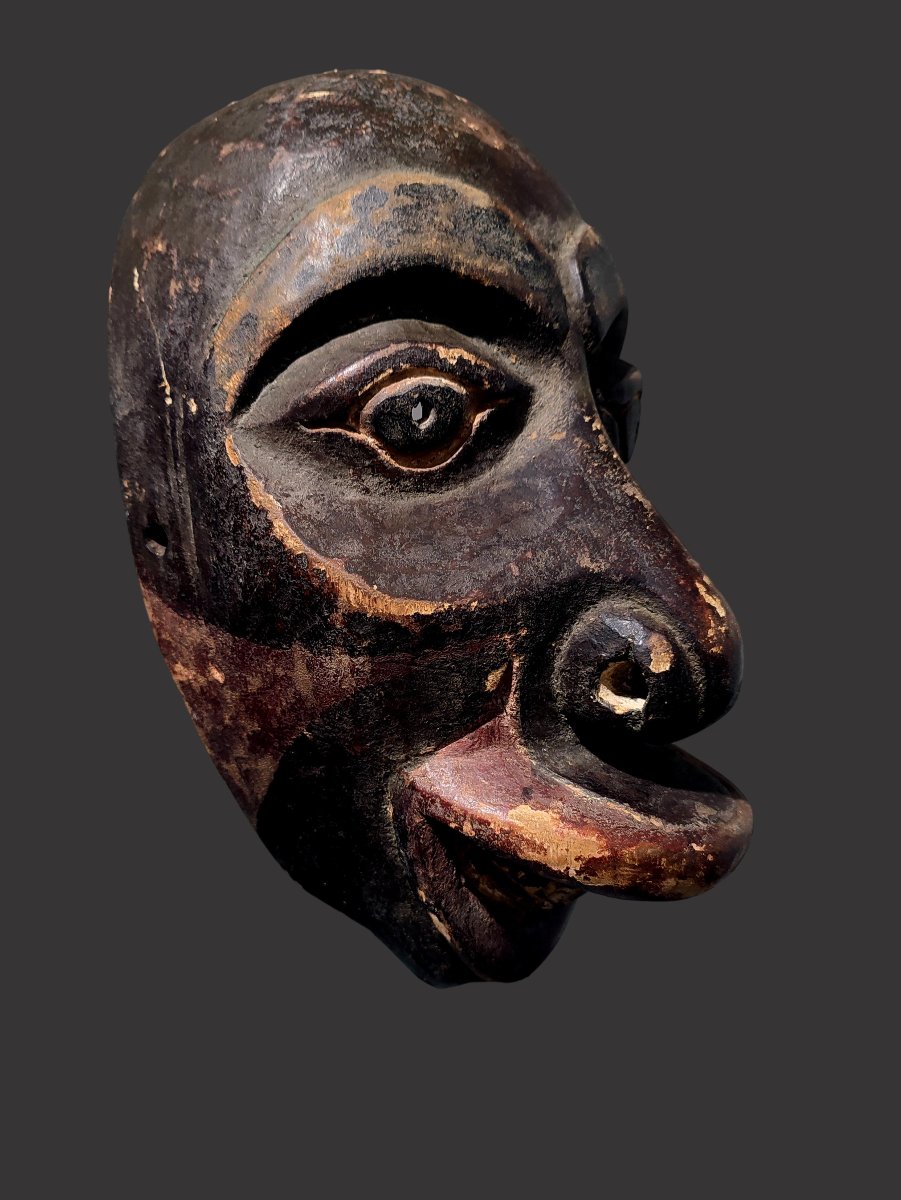 Haida Tlingit Tsimshian Mask, Canada, British Columbia, Native American-photo-3