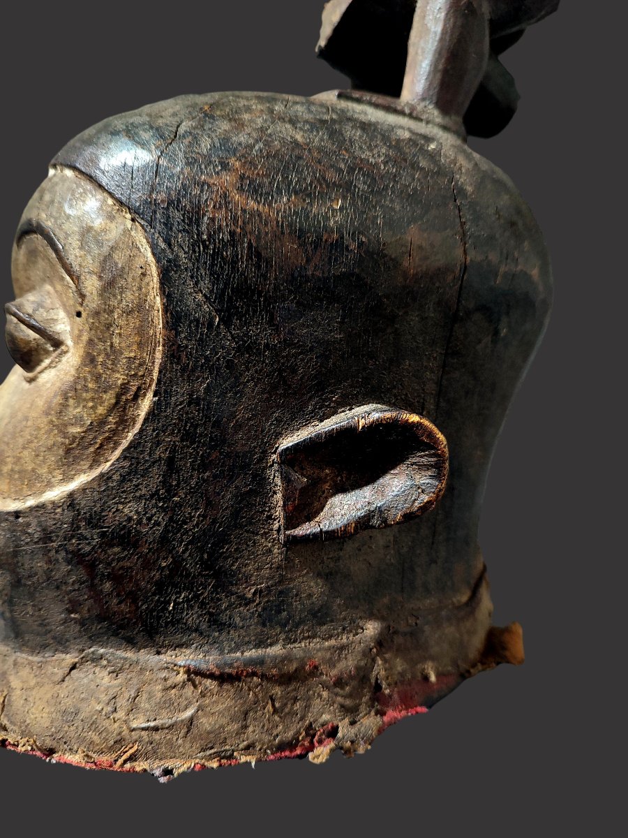  Ngbaka Crest, Democratic Republic Of Congo, Nkanu Mask-photo-4