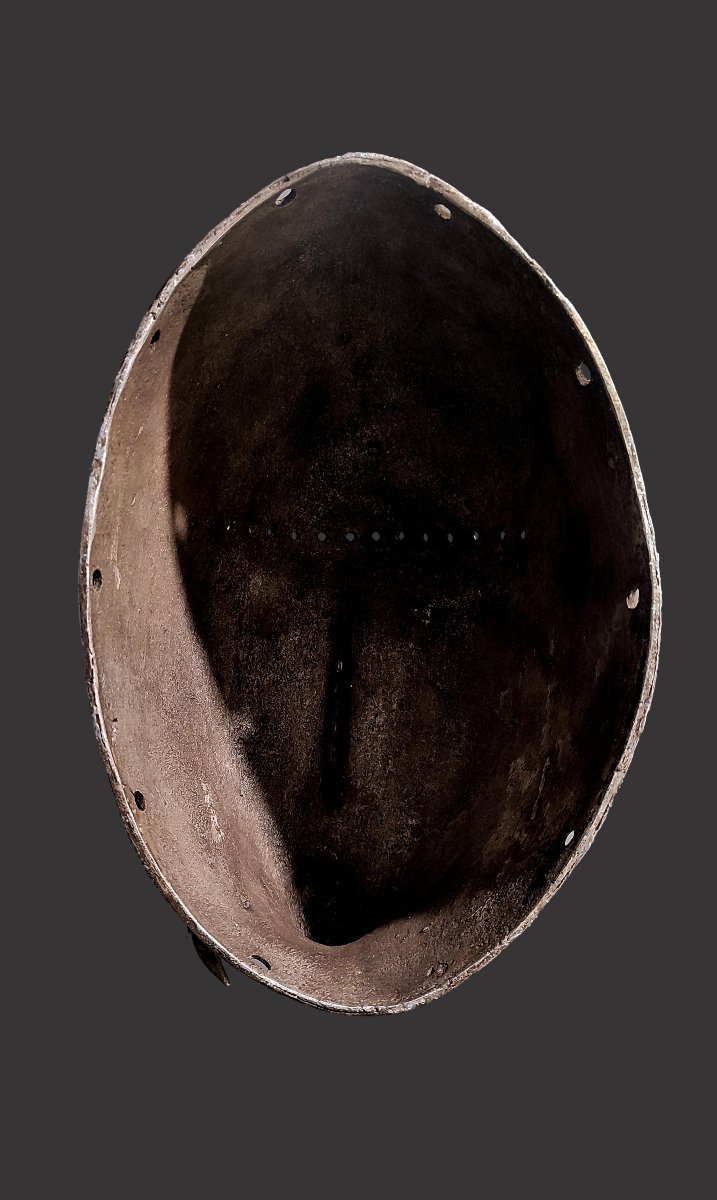 Masque Dioula de maitrise forgeron aluminium style Senoufo Côte d'Ivoire -photo-4