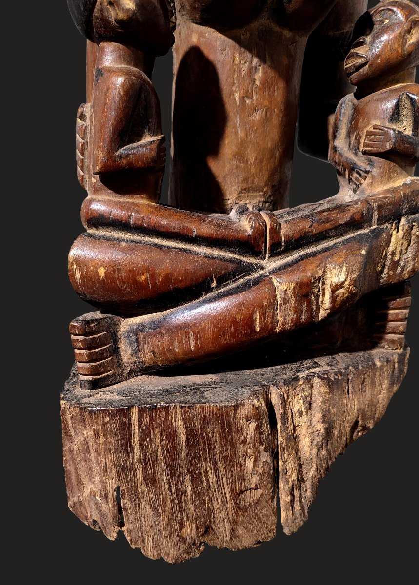 figure statue de maternité Yombé Phemba  Kongo république démocratique du Congo-photo-4