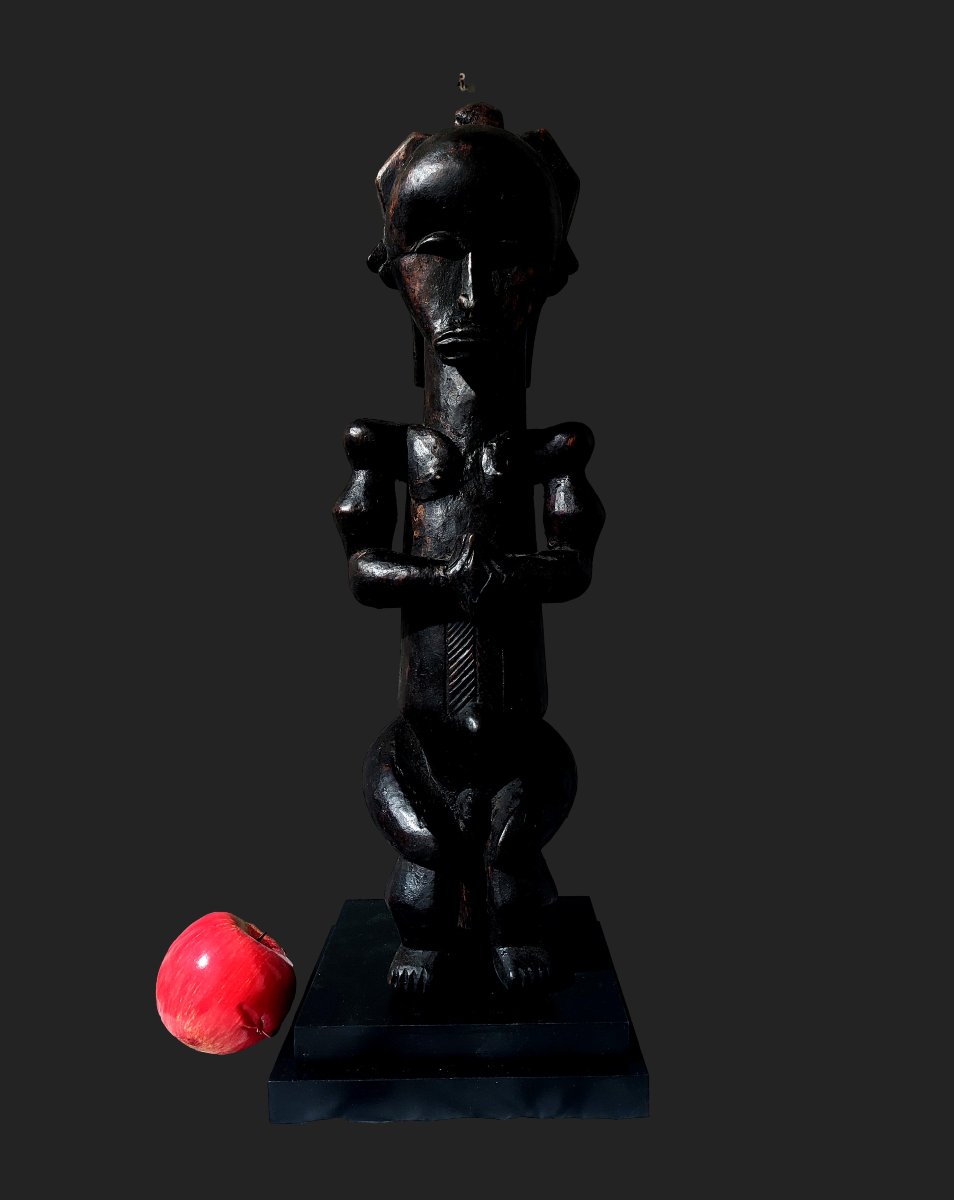 Fétiche statue fang Byeri gardien de reliquaire Gabon-photo-2