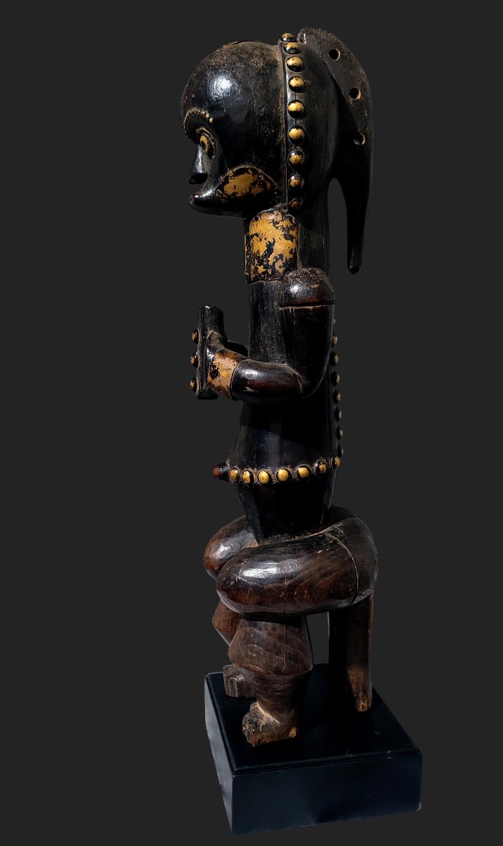 Statue Fang Byeri gardien de reliquaire Ngumba Sud du Cameroun-photo-2