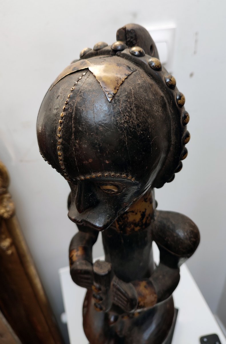 Statue Fang Byeri gardien de reliquaire Ngumba Sud du Cameroun-photo-6