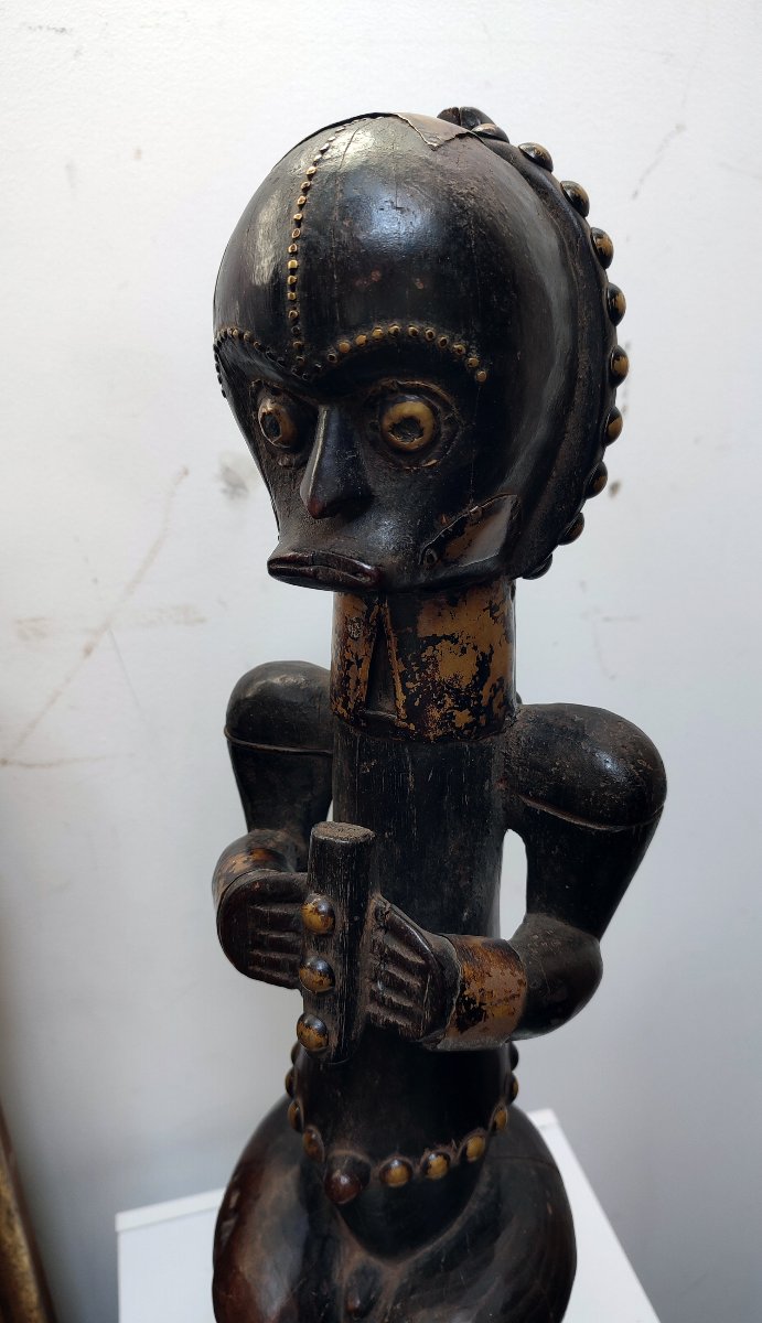 Statue Fang Byeri gardien de reliquaire Ngumba Sud du Cameroun-photo-7
