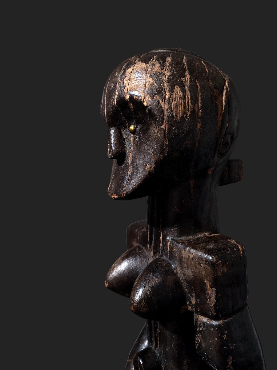 Statue Fang Byeri gardien de reliquaire Gabon n'tumu-photo-4