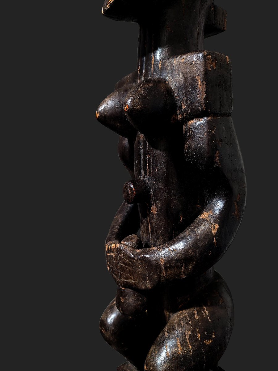 Statue Fang Byeri gardien de reliquaire Gabon n'tumu-photo-1