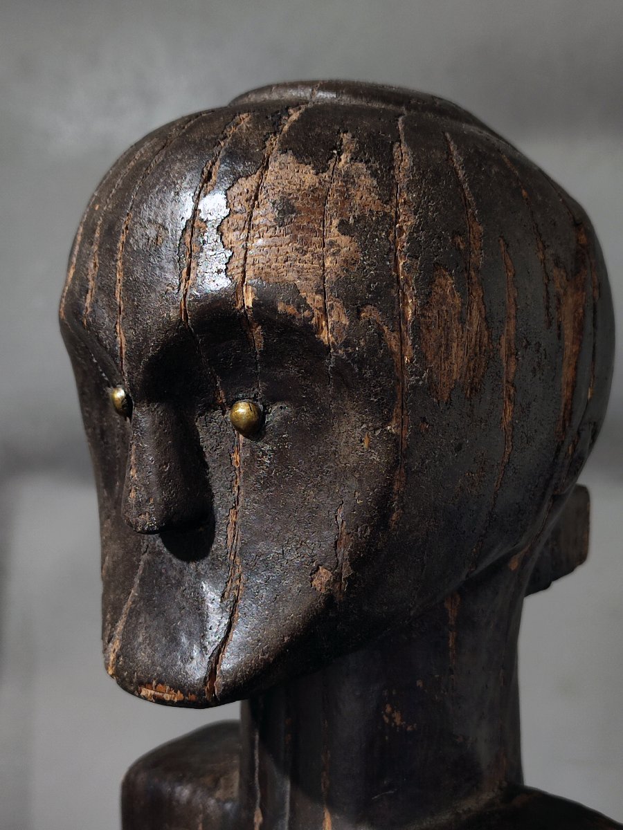 Statue Fang Byeri gardien de reliquaire Gabon n'tumu-photo-3
