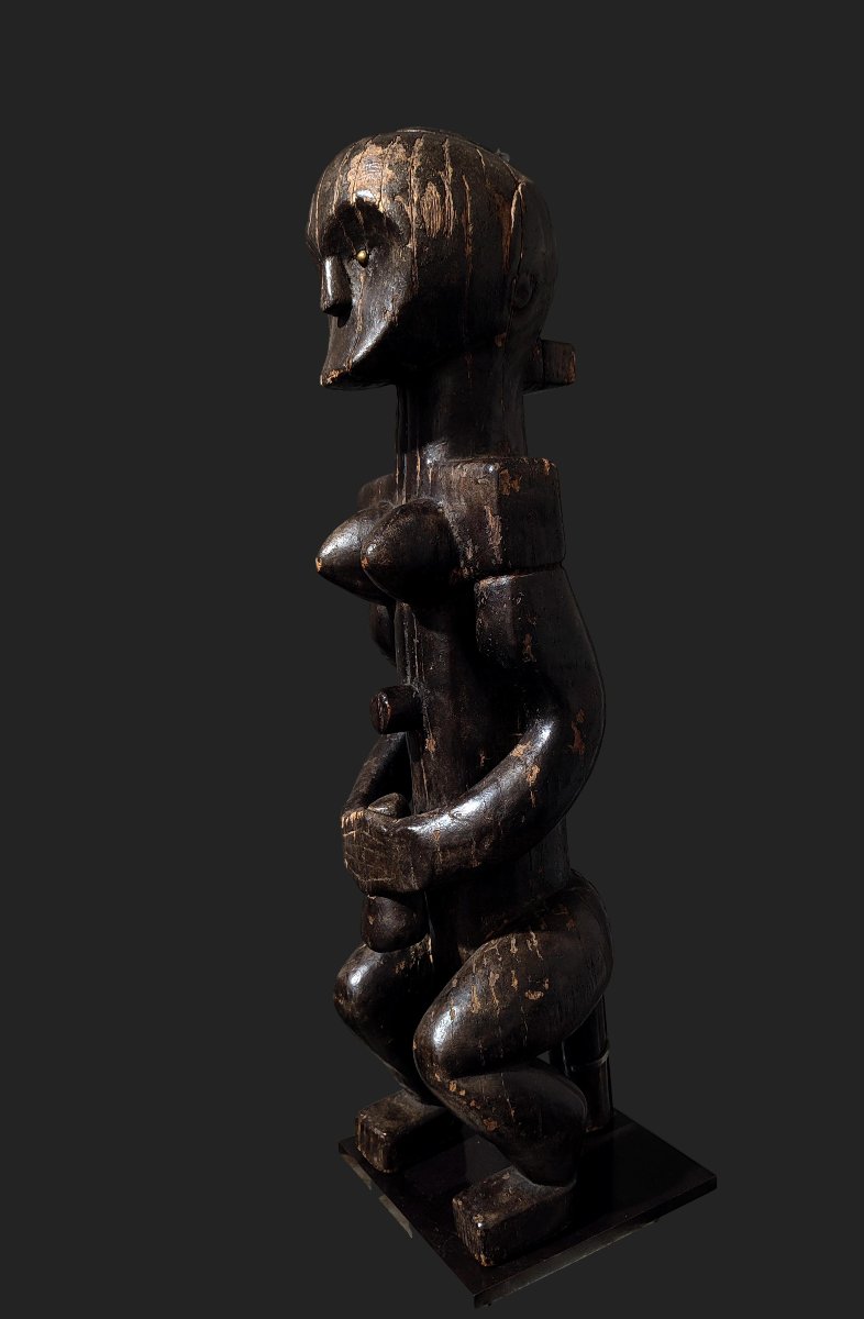 Statue Fang Byeri gardien de reliquaire Gabon n'tumu