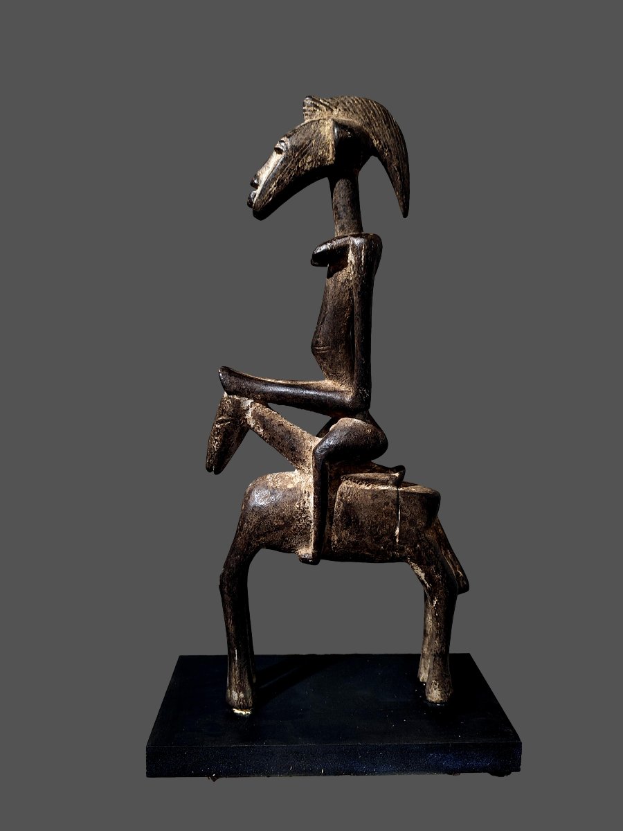 Cavalier Senoufo divination, cubiste et moderniste .-photo-3