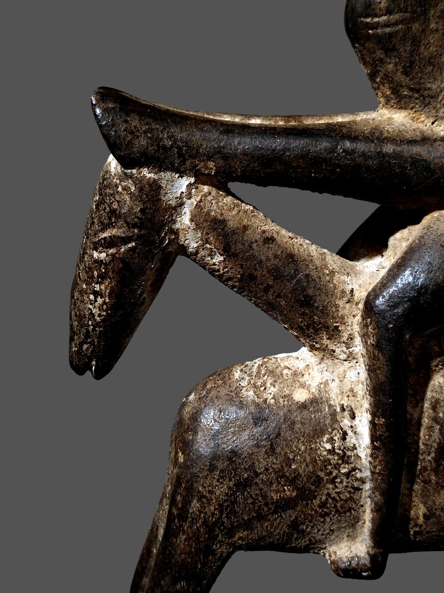 Cavalier Senoufo divination, cubiste et moderniste .-photo-4