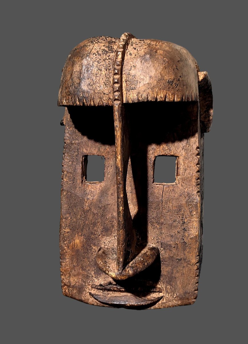 Cubist Portrait Mask From The Dogon People Of Mali -photo-2