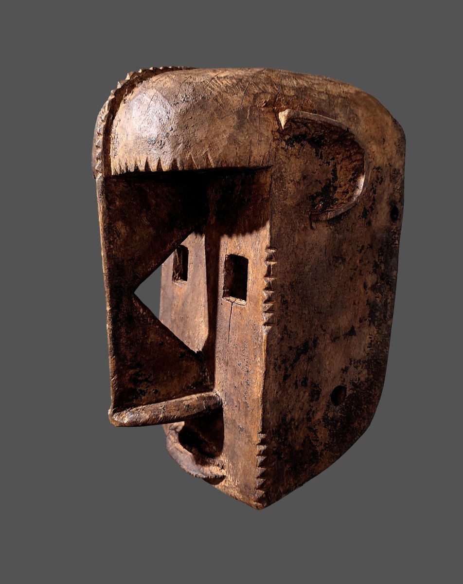 Cubist Portrait Mask From The Dogon People Of Mali 