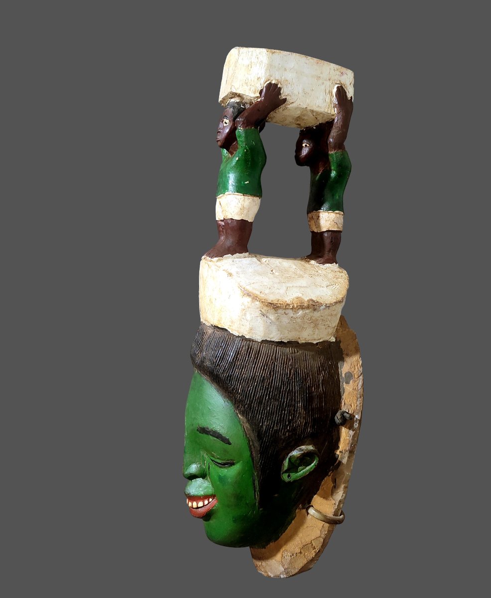 A Guro Funerary Mask Attributed To The Master Sculptor Sabou Bi Botti