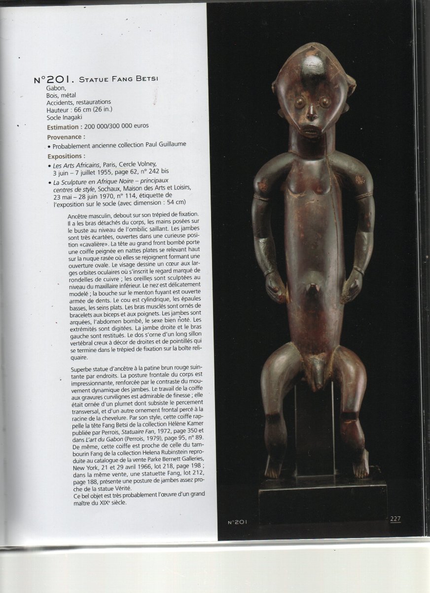 Statue Fang Betsi Byeri gardien de reliquaire Gabon-photo-5