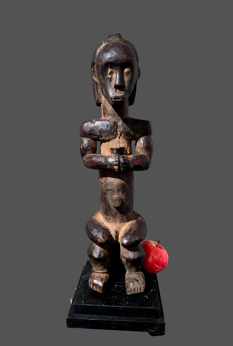 Statue Fang Byeri gardien de reliquaire N'tumu Gabon-photo-2