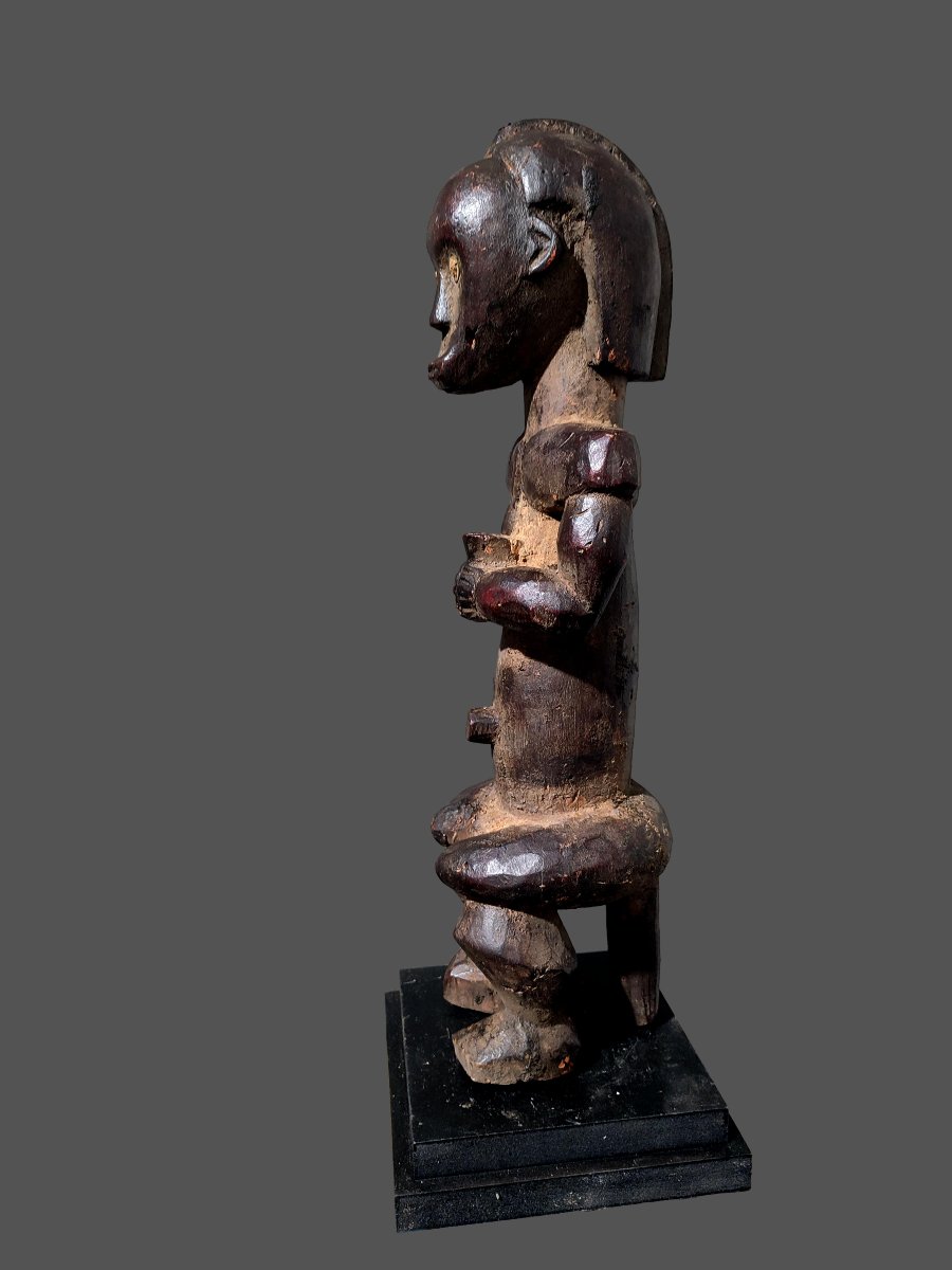 Statue Fang Byeri gardien de reliquaire N'tumu Gabon-photo-3
