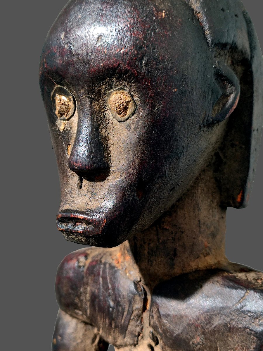Statue Fang Byeri gardien de reliquaire N'tumu Gabon-photo-1
