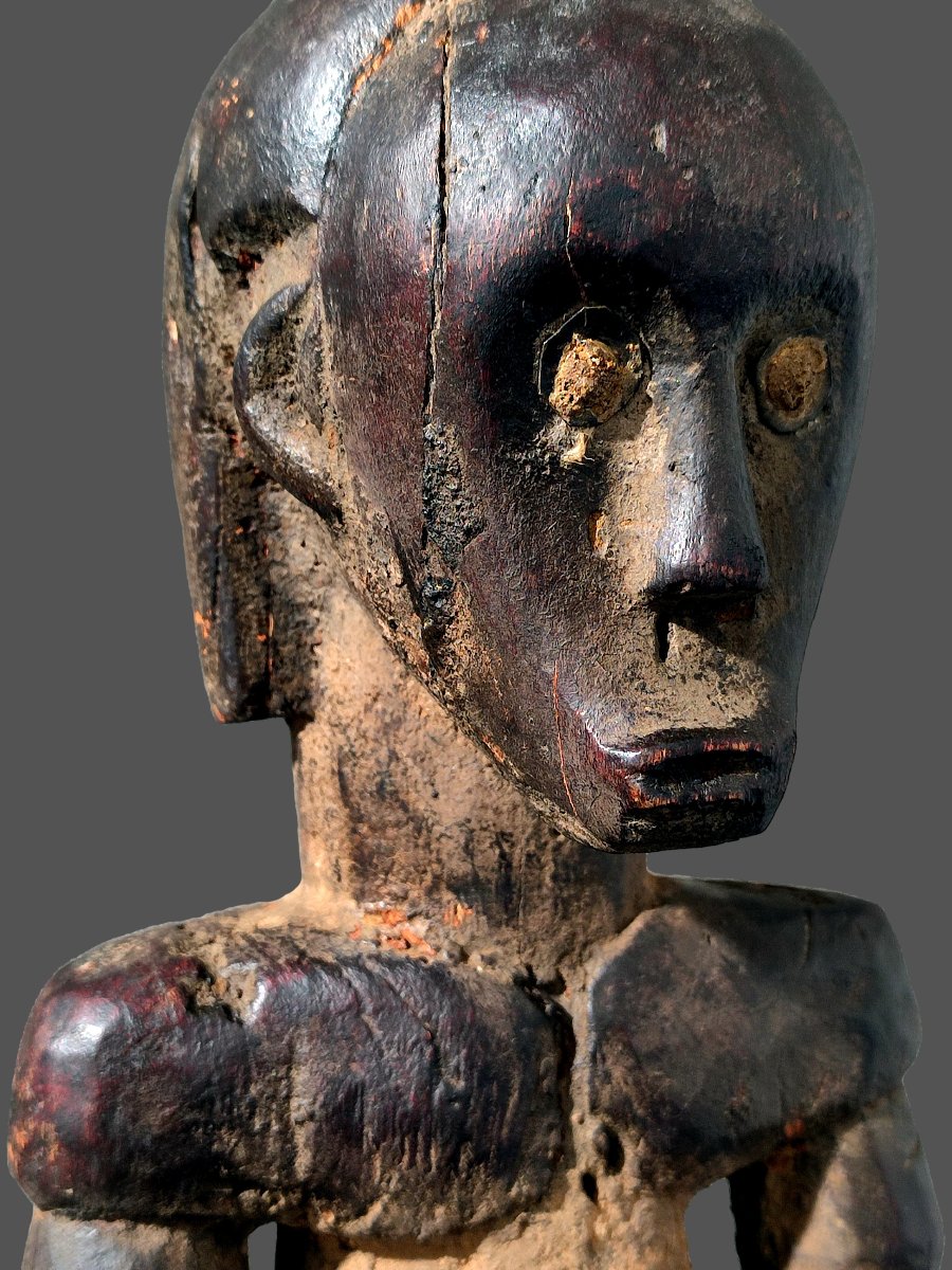 Statue Fang Byeri gardien de reliquaire N'tumu Gabon-photo-2