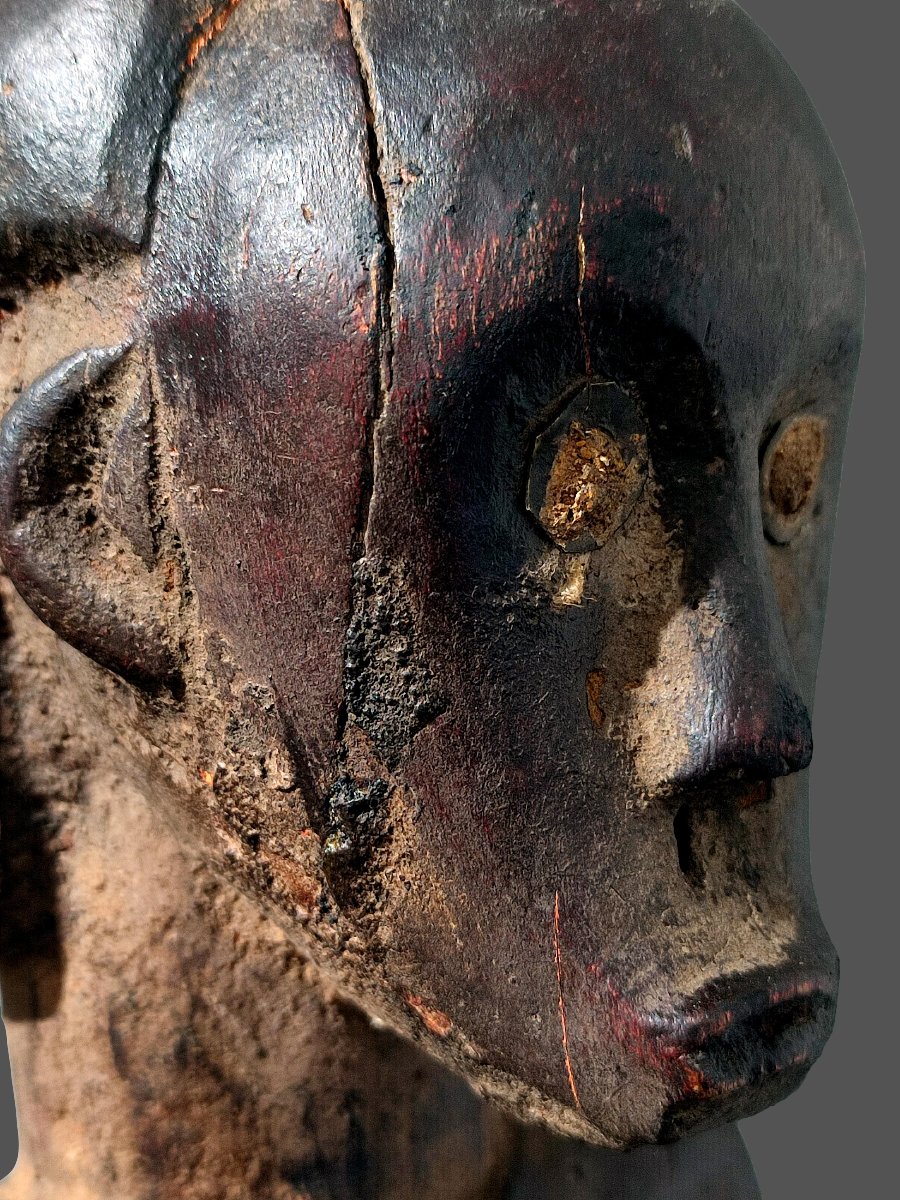 Statue Fang Byeri gardien de reliquaire N'tumu Gabon-photo-5