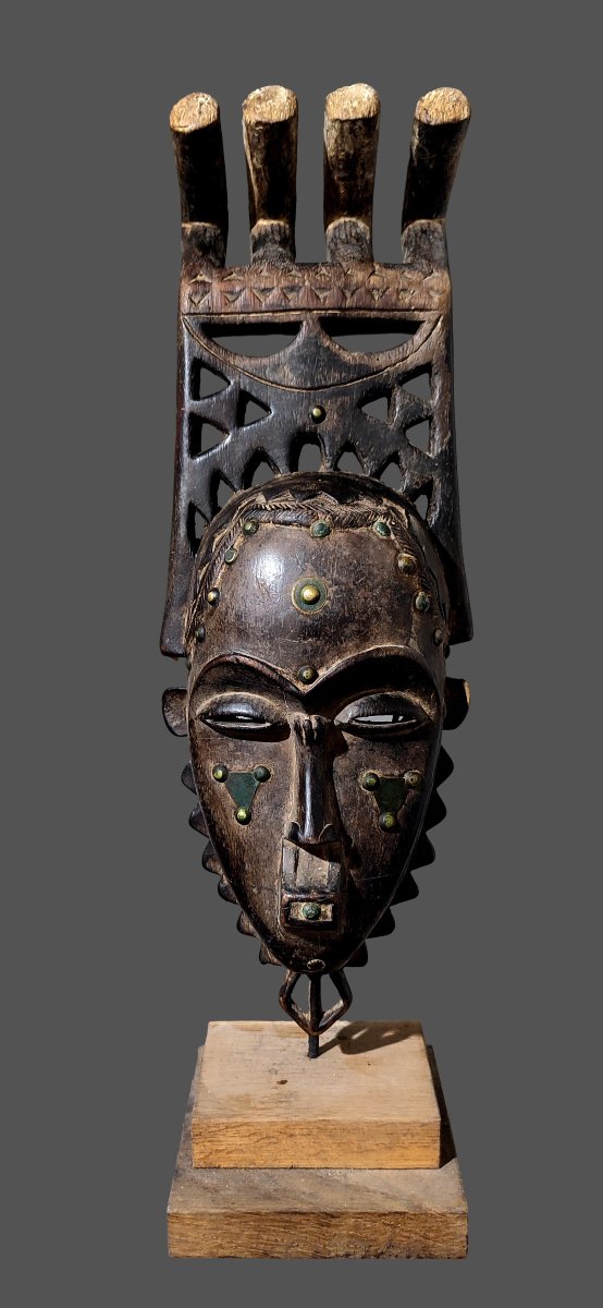 Mblo Yaouré / Baoulé  Portrait Masks From Ivory Coast -photo-2
